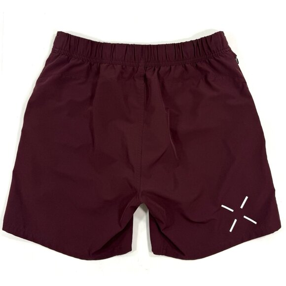 Ten Thousand Mens Foundation Shorts 7” Sz Medium Athletic Training Crossfit Red - Picture 1 of 13